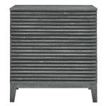 Render 3-Drawer Bachelor's Chest in Charcoal - Image 5