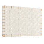 Sparta Weave Wall-Mount Vegan Leather Twin Headboard - Image 2