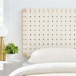Sparta Weave Wall-Mount Vegan Leather Twin Headboard - Image 10
