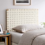 Sparta Weave Vegan Leather Twin Headboard - Image 10