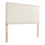 Sparta Weave Vegan Leather Full Headboard - Image 2