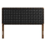 Sparta Weave Vegan Leather Full Headboard - Image 22