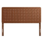 Sparta Weave Vegan Leather Full Headboard - Image 30