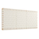 Sparta Weave Wall-Mount Vegan Leather Queen Headboard - Image 3