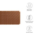 Sparta Weave Wall-Mount Vegan Leather Queen Headboard - Image 11