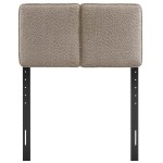 Lindee Boucle Fabric Twin Headboard - Image 14
