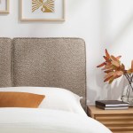 Lindee Boucle Fabric Twin Headboard - Image 18