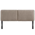 Lindee Boucle Fabric King Headboard - Image 15