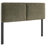 Lindee Boucle Fabric King Headboard - Image 19