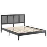 Sirocco Rattan and Wood Queen Platform Bed - Image 7