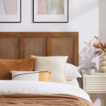 Sirocco Rattan and Wood King Platform Bed - Image 16