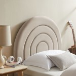 Solana Arched Performance Velvet Twin Platform Bed - Image 11