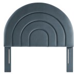 Solana Arched Performance Velvet Twin Headboard - Image 13