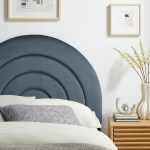 Solana Arched Performance Velvet Twin Headboard - Image 16