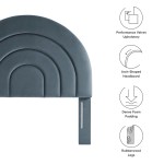 Solana Arched Performance Velvet Twin Headboard - Image 11