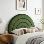 Solana Arched Performance Velvet Twin Headboard - Image 22
