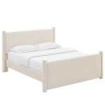 Rael Performance Velvet Queen Platform Bed - Image 2