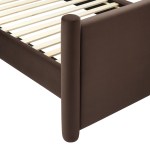 Rael Performance Velvet Queen Platform Bed - Image 18