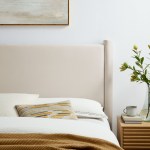 Rael Performance Velvet Queen Headboard - Image 9