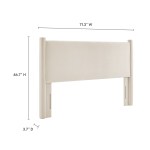 Rael Performance Velvet Queen Headboard - Image 5
