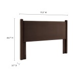 Rael Performance Velvet Queen Headboard - Image 12