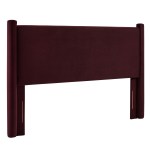 Rael Performance Velvet Queen Headboard - Image 17