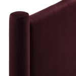 Rael Performance Velvet Queen Headboard - Image 21