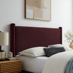 Rael Performance Velvet King Headboard - Image 22