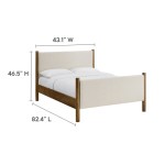 Maven Full Size Fabric Upholstered Platform Bed - Image 13
