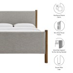 Maven Full Size Fabric Upholstered Platform Bed - Image 32