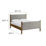 Maven Full Size Fabric Upholstered Platform Bed - Image 31