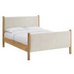 Maven Queen Size Fabric Upholstered Platform Bed - Image 2