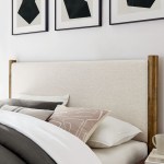 Maven Queen Size Fabric Upholstered Platform Bed - Image 20