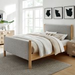 Maven Queen Size Fabric Upholstered Platform Bed - Image 28