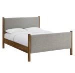 Maven Queen Size Fabric Upholstered Platform Bed - Image 30