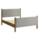 Maven Queen Size Fabric Upholstered Platform Bed - Image 35