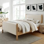 Maven King Size Fabric Upholstered Platform Bed