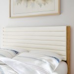 Olea Channel Tufted Boucle Solid Wood King Platform Bed - Image 11