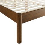 Olea Channel Tufted Boucle Solid Wood King Platform Bed - Image 18
