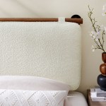 Anela Wall-Mounted Chenille Upholstered Twin Headboard - Image 17