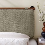 Anela Wall-Mounted Chenille Upholstered Twin Headboard - Image 25
