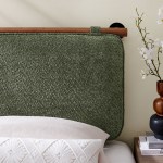 Anela Wall-Mounted Chenille Upholstered Twin Headboard - Image 33