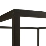 Alva Queen Wood Canopy Platform Bed - Image 20