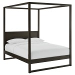 Alva King Wood Canopy Platform Bed - Image 16