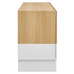Nolia 6-Drawer Color Block Dresser in Oak White - Image 7