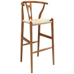 Amish Wood Bar Stool - Image 4