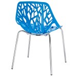 Stencil Plastic Dining Side Chair Set of 2 - Image 3