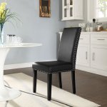 Parcel Dining Faux Leather Side Chair - Image 3