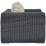 Summon Outdoor Patio Fabric Sunbrella® Armchair - Image 2