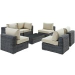 Summon 7 Piece Outdoor Patio Sunbrella® Sectional Set - Image 8